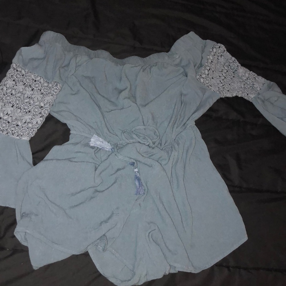 Blue romper